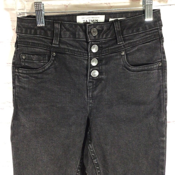 New Look Yazmin Black High Waist Skinny Denim Jeans - Size (Age) 12 - Picture 3 of 8